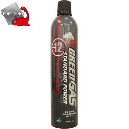 Puff Dino Green Gas Bottle